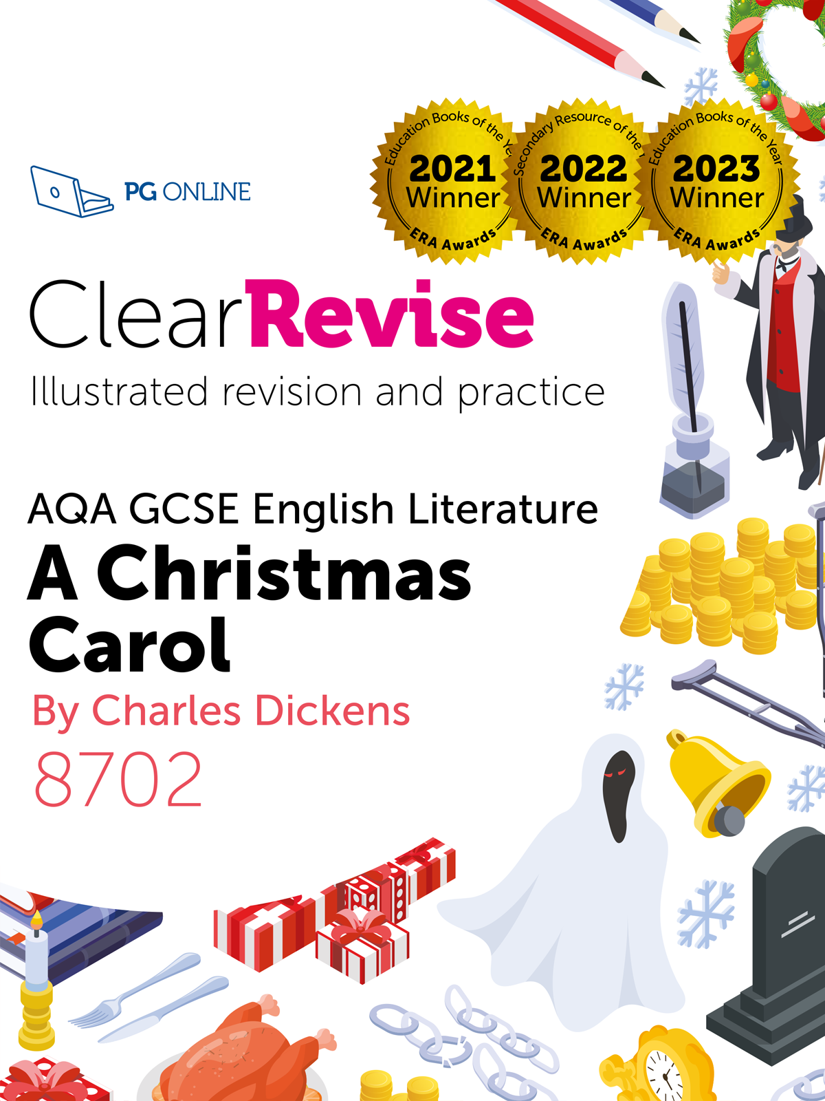 AQA GCSE English: Dickens, A Christmas Carol cover