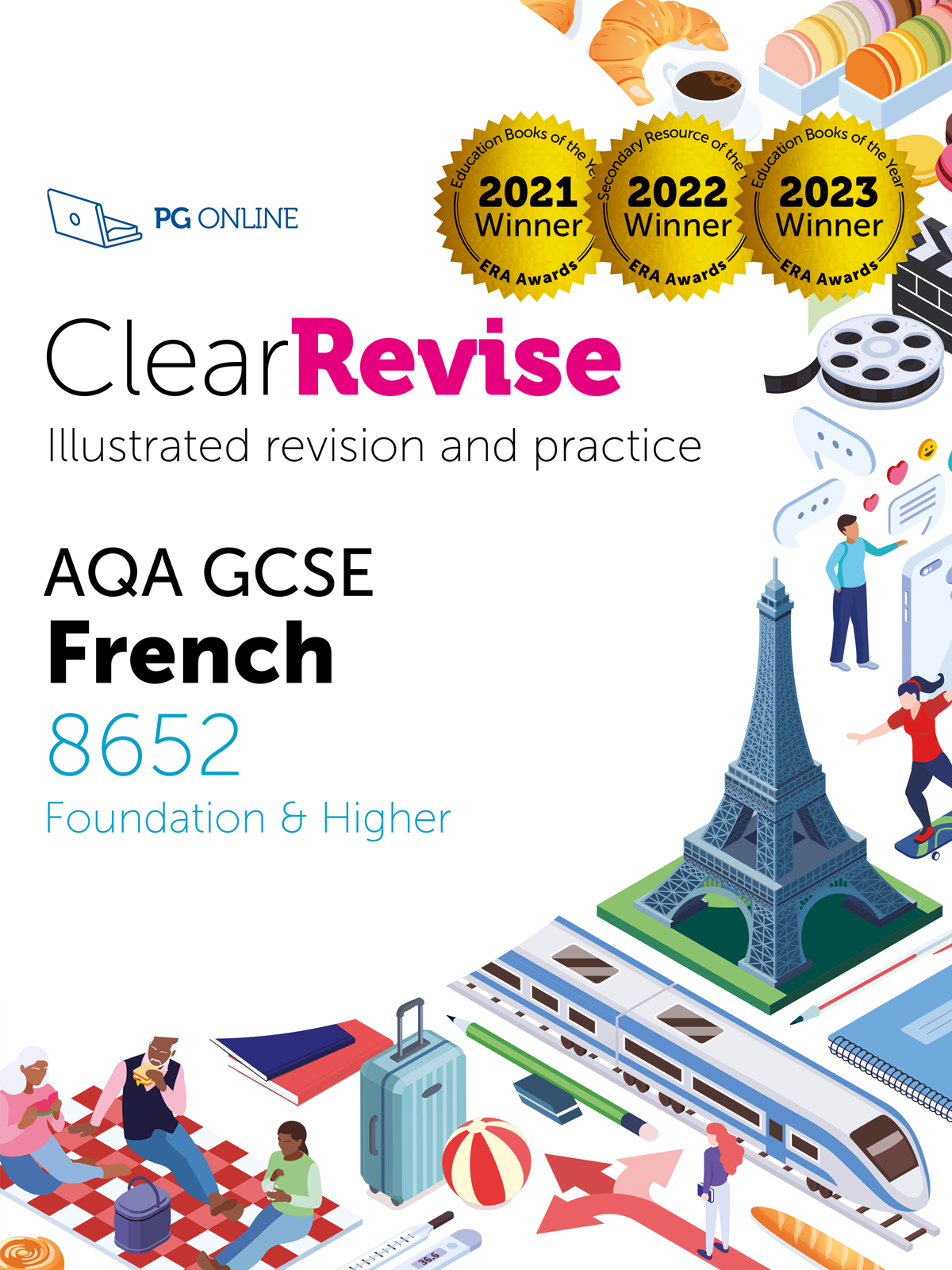AQA GCSE French 8652 cover