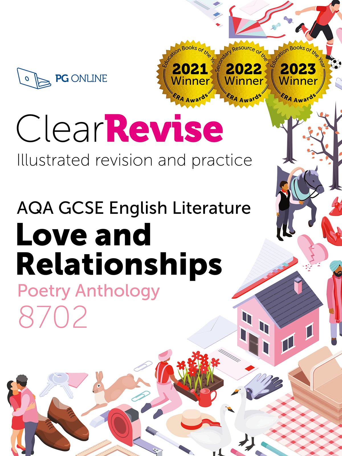 AQA GCSE English: Poetry - Love and relationships cover
